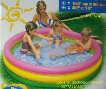 Bể bơi 3 tầng 3 màu